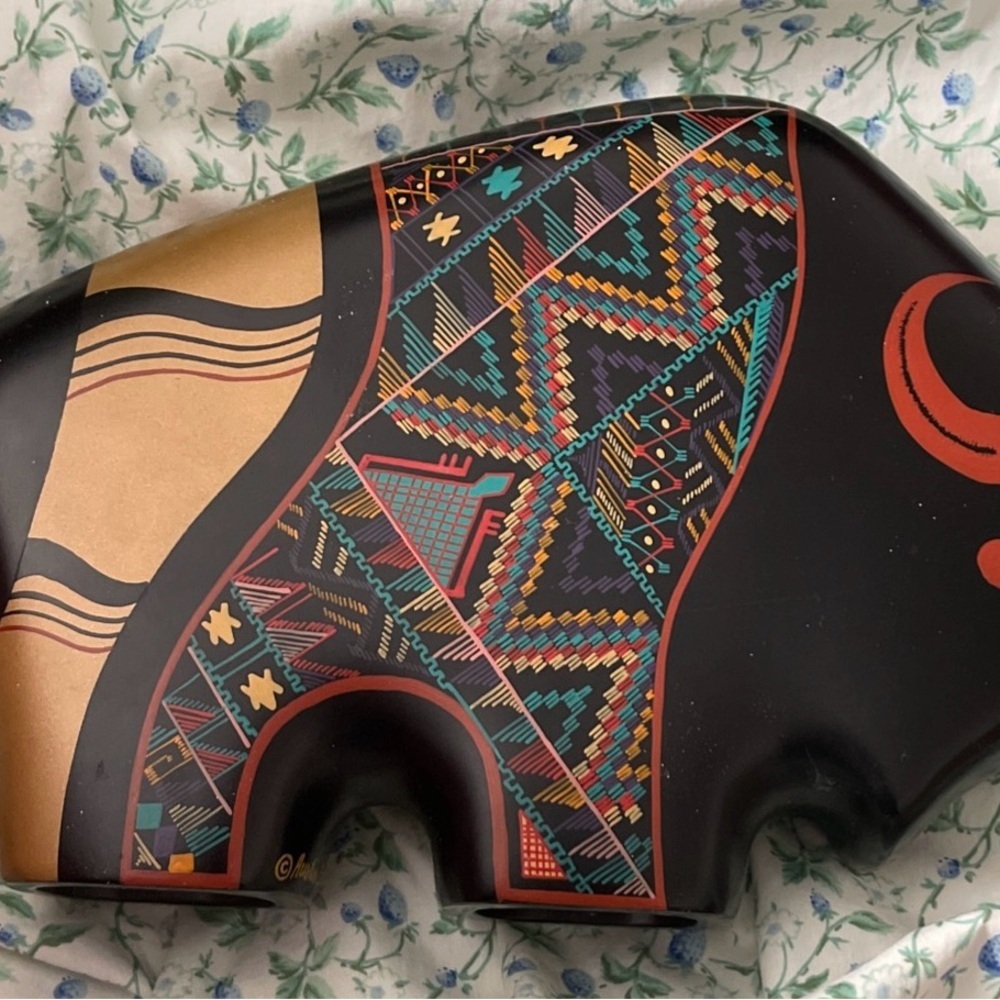 Bison Austion Collection 1989 Hand Painted Owen E